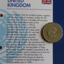 Rare United Nations Peace 1995 2 Pounds BUNC coincard Image 5