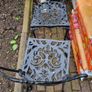Cast Aluminium garden table and 6 chairs Image 2