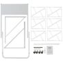 Mobile Blueprint Storage Rack Plan Holder with 12 Pivot Brackets 240 lbs Image 3