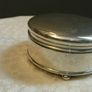 PRICE DROP Vintage Solid Silver Velvet Lined Jewellery Box, Birmingham 1940, 162g Image 3