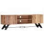 TV Cabinet 140x30x45 cm Solid Acacia Wood Image 9