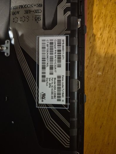 HP Zbook G3 Laptop Keyboard NEW