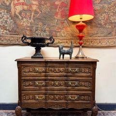 Elegant French Oak Chest of Drawers