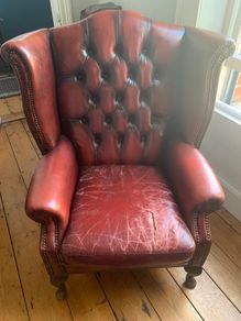 Chesterfield wingback chair