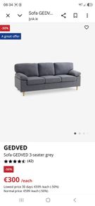 grey sofa