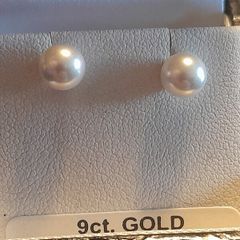 ladies 9ct gold earrings