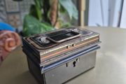 vintage money box Miniature Tin Coinbox 1950s DiBro Tin Moneybox C.B.1. No Key 8cm x 4.5cm pig bank jewellery box  great gift present memorabilia colectebels decorations
