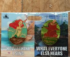 Disney pin Ariel and Pumba