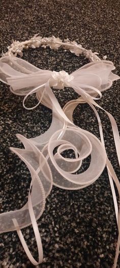 Communion White Head piece (7&8yrs)