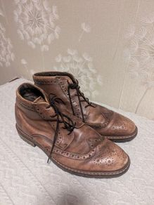 ECCO mens leather boots size 43(9)