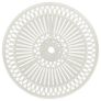 3 Piece Bistro Set Cast Aluminium White Image 3