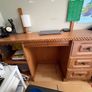 Writing Desk with Drawers and Mirror Image 2