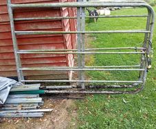 2x6ft farm gates aluminium