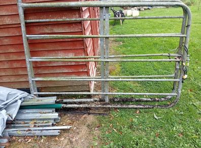 2x6ft farm gates aluminium