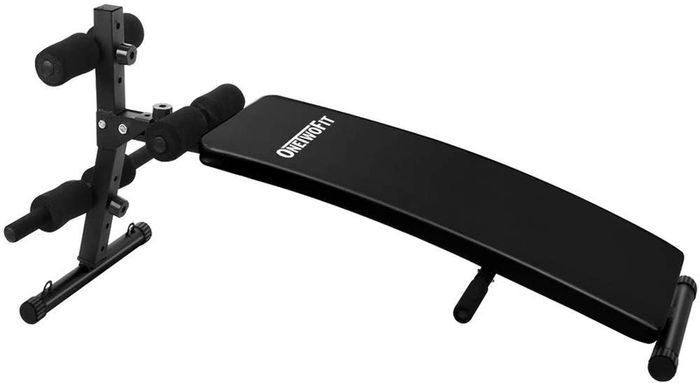 _Arc-Shaped Foldable Weight Bench, Sit Up Bench ab trainer be Used for Abdominal Exercise, Weightlifting, Sit-up and other Indoor Exercise