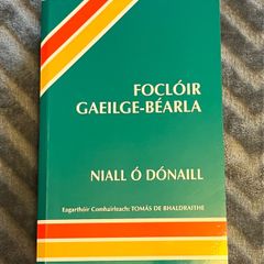 Focloir Gaeilge Bearla Irish to English Dictionary