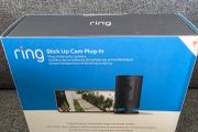 Ring Stick Up Cam Plug In Black Indoor Outdoor Security Camera