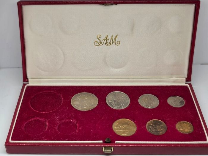 South Africa 1978 Proof Coin Set in Original Holder with COA