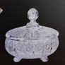 Bohemia Crystal Bonbonniere with Cover and Legs -Hand Cut - Image 7