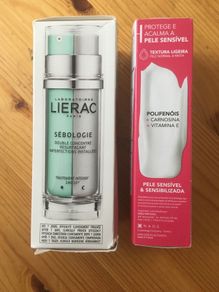 NEW Lierac Sebologie Imperfections Double Concentrate and Bioderma Sensibio Defensive Soothing Cream