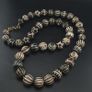 Ancient Burmese Pumtek Pyu Petrified Wood Beads Necklace Image 7