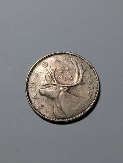 Canada Silver 25 cent