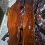 Rococo revival mahogany console table with mirror Image 3