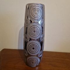 silver colour  vase