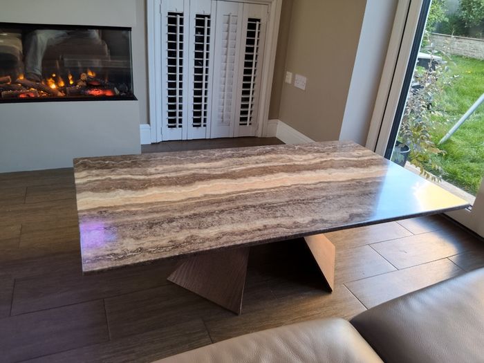 Marble coffee table