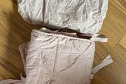 Stokke Sleepi mini Dusty Pink bedding bundle
