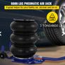 Pneumatic Triple Air Bag Car Jack Trolley 3 Ton 6600 Lbs Cap 400 Mm Lift Image 2