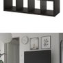 TV Stand ,Black-Brown ,Almost New Image 5