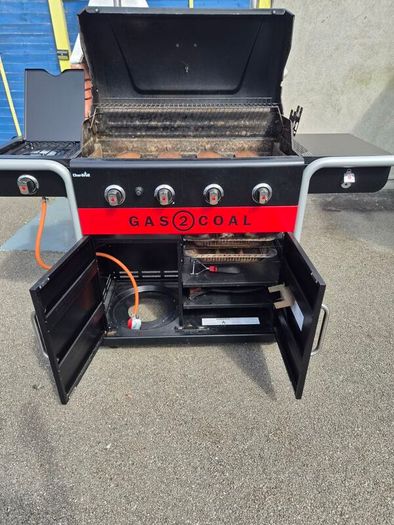 Charbroil gas to coal BBQ