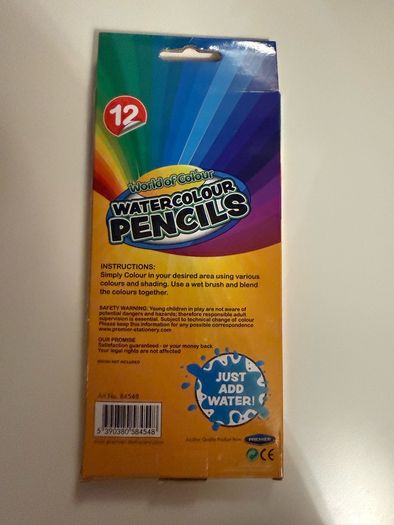 colouring book & pencils