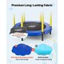 142cm Trampoline for Kids, Toddler Mini Trampoline, 60 kg Capacity Indoor Outdoor Play Toys with Enclosure Net, Easy to Assemble, Christmas Toys Birthday Gifts for Girls Boys Image 2