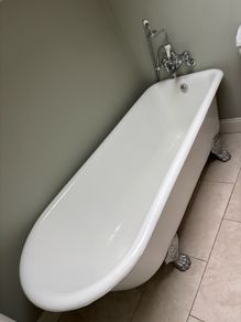 Burlington free standing bath + taps
