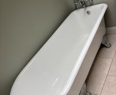 Burlington free standing bath + taps