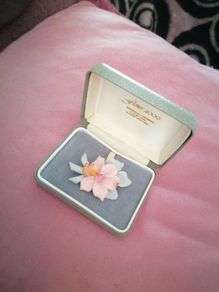 Porcelain brooch