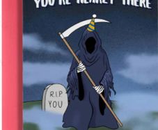 Funny Grim Reaper Birthday Card