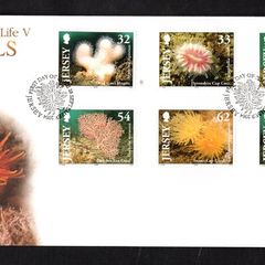 2004 Jersey Marine Life - Corals Commemorative Stamps First Day Cover (FDC)