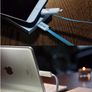 2 in 1 usb cable for iphone and samsung, htc Android phones . Iphone lightning cable Image 5