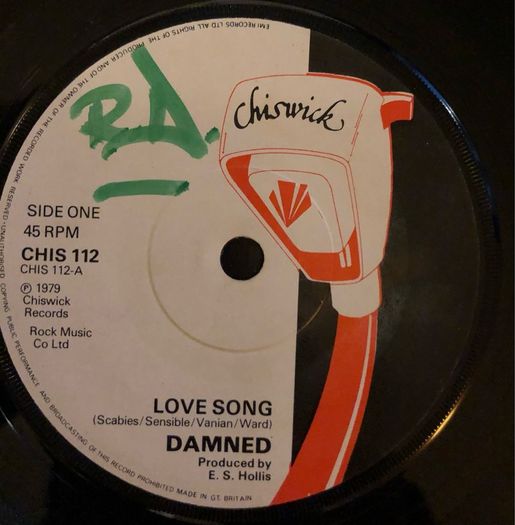 The Damned - Love Song (1979) 7"