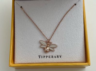 Tipperary Crystal Rose Gold Plated Bee Pendant. PRICE REDUCED