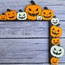 Jack-o-Lantern Door Frame Corner Decor Image 3