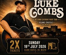 2 x Luke Combs Slane Tickets 19th July 26'