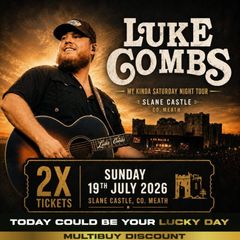 2 x Luke Combs Slane Tickets 19th July 26'