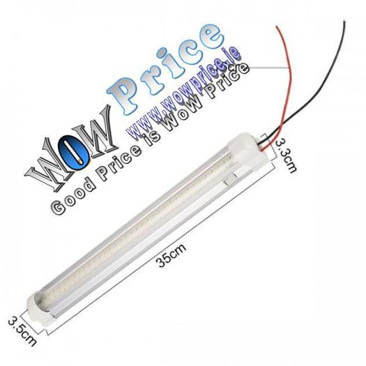 25131 72 LED Interior Light Strip 12V Car Van Bus Caravan ON/OFF Switch