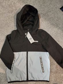 Boys reflective wind/rain jacket