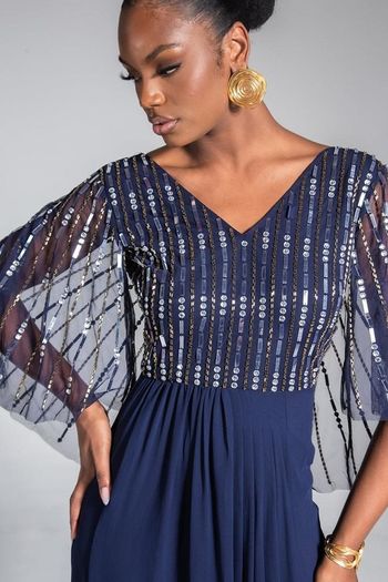 Virgos lounge Jojo cape maxi dress