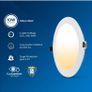Philips Ultra Glow 10w Round LED Downlighter | 3 Colors in 1 Recessed LED Downlight Image 4
